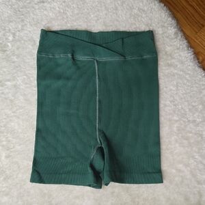 FP Movement Green Bike Shorts, Womens Small, Great Condition